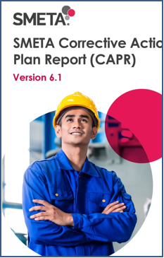 SMETA Corrective Action Plan Report CAPR cover